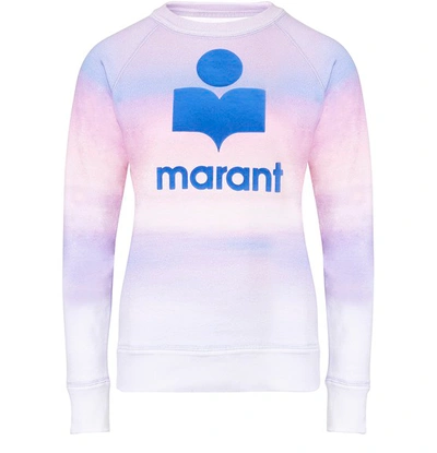 Shop Isabel Marant Étoile Milly Sweatshirt In Blue/pink