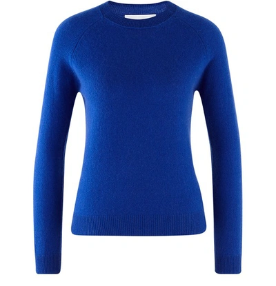 Shop Alexandra Golovanoff Mila Superlight Cashmere Jumper In Blue