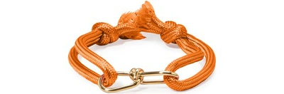 Shop Annelise Michelson Wire Cord Bracelet In Orange