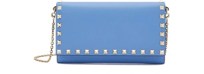 Shop Valentino Wallet With Chain Strap In Angel