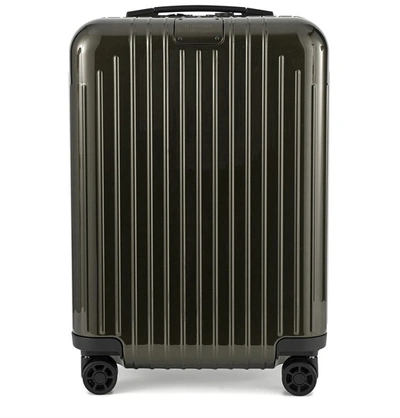 Shop Rimowa Essential Lite Cabin Luggage In Black Gloss