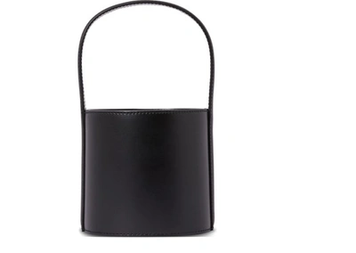Shop Staud Bissett Mini Bucket Bag In Black