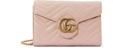 Shop Gucci Gg Marmont Wallet In Pink