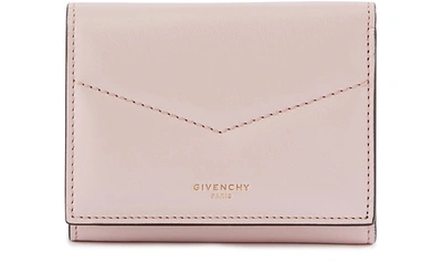 Shop Givenchy Edge Tri-fold Wallet In Pink
