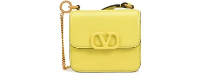 Shop Valentino Garavani Micro V Sling Bag In Cedar