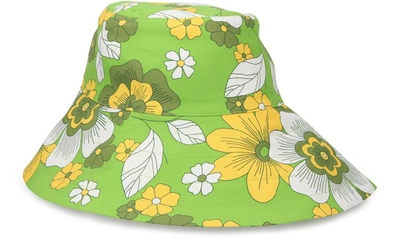 Shop Dodo Bar Or Daria Hat In Flower 6 Green