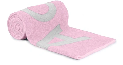 Shop Acne Studios Toronty Wool Scarf In Grey Pink