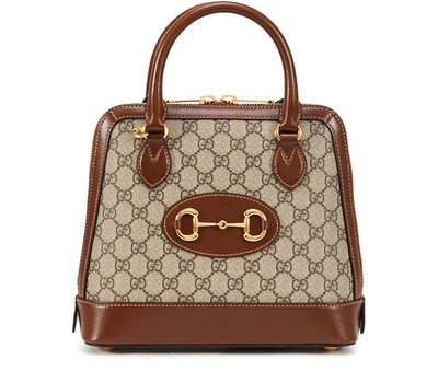 Shop Gucci Gg Supreme Handbag In B.eb/brown Sugar