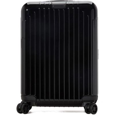 Shop Rimowa Essential Lite Cabin S Luggage In Black Gloss
