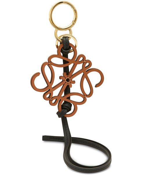 Loewe Monogram Bag Charm In Tan | ModeSens