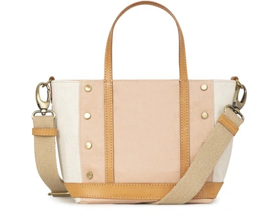 Shop Vanessa Bruno Baby Waxed Linen Cabas Tote Bag