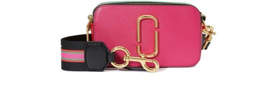 Shop Marc Jacobs The Snapshot Crossbody Bag In Diva Pink Multi