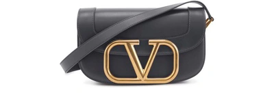 Shop Valentino Garavani - Super V Bag In Nero