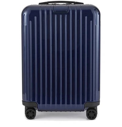 Shop Rimowa Essential Lite Cabin Luggage In Bright Blue