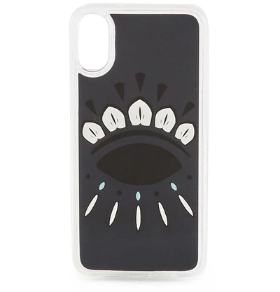 Shop Kenzo Big Eye Iphone Case X/xs In Gris Fonce