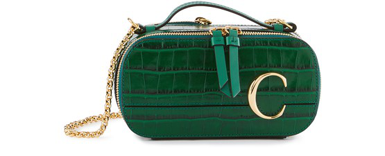 chloe green purse