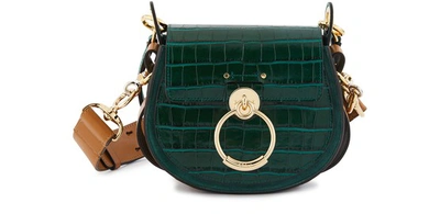 Shop Chloé Tess Small Bag In Woodsy Green