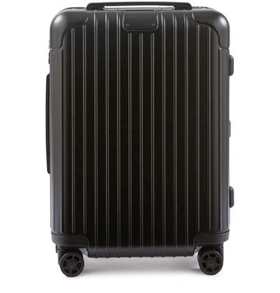 Shop Rimowa Essential Cabin S Luggage In Matte Black