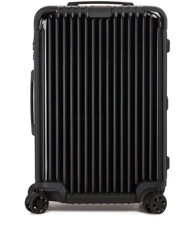 Shop Rimowa Essential Check-in M Luggage In Black Gloss