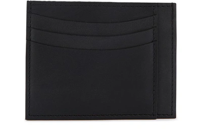 Shop Le Feuillet Leather Card Holder In Black