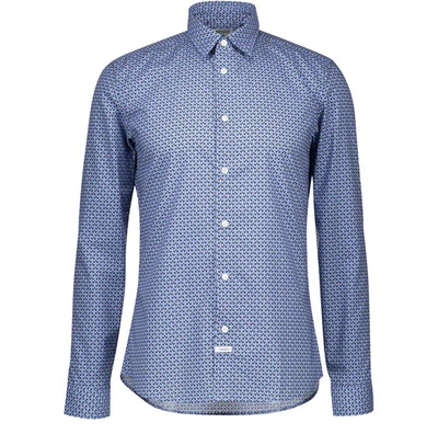 Shop Kenzo Slim Shirt In Blue