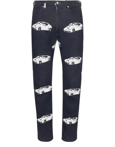 Shop Versace Jeans In Nero Bianco