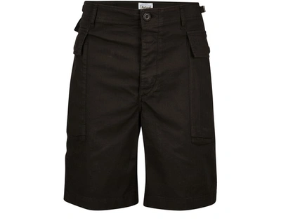 Shop Aries Cargo Shorts In Black