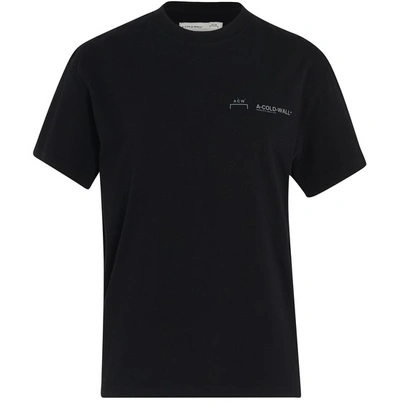 Shop A-cold-wall* Logo T-shirt In Black