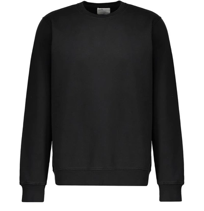 Shop Colorful Standard Organic Cotton Sweatshirt In Deep Black