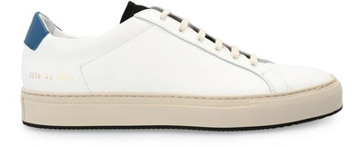 Shop Common Projects Baskets Retro Low In White Navy