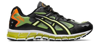 Shop Asics Gel-kayano 5 360 Trainers In Black Safety Yellow