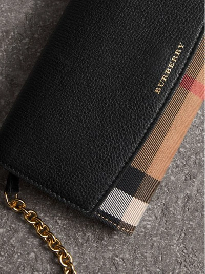 Patent leather wallet Burberry Black in Patent leather - 24709140