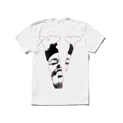 Pre-owned The Weeknd  X Vlone After Hours Acid Drip Tee White