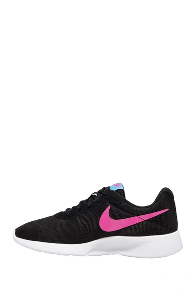 Shop Nike Tanjun Sneaker In 016 Black/firepk