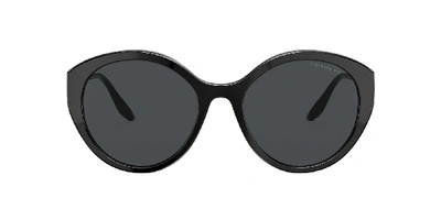 Shop Prada Woman Sunglasses Pr 18xs In Polar Dark Grey