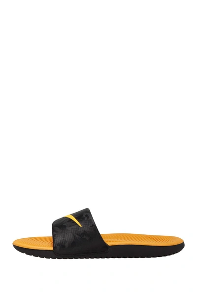 Shop Nike Kawa Slide Sandal In 013 Black/lsrorg
