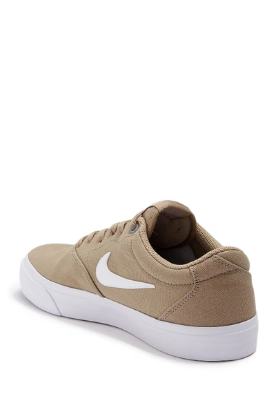 Shop Nike Sb Charge Slr Sneaker In 202 Khaki/white