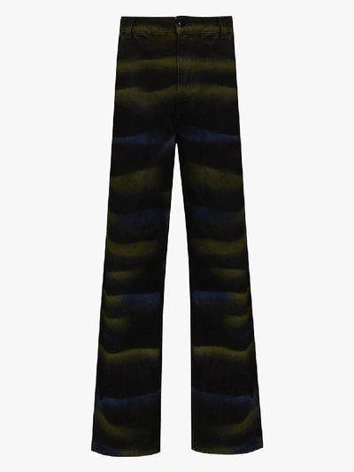 Shop Eckhaus Latta Jeans Mit Streifen In Black