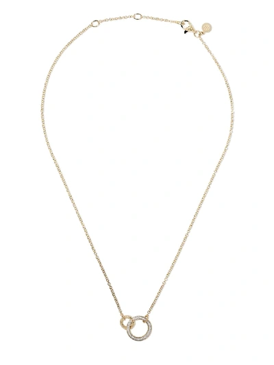 Shop John Hardy 18kt Yellow Gold Classic Chain Diamond Necklace