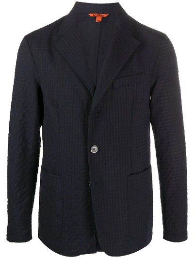 Shop Barena Venezia Fitted Single Breasted Blazer In Blue