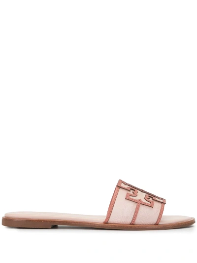 Shop Tory Burch Ines Slides In Pink