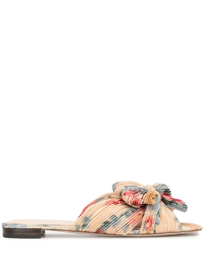 Shop Loeffler Randall Daphne Knot Sandals In Multicolour