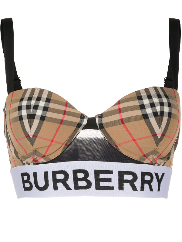 burberry check bikini