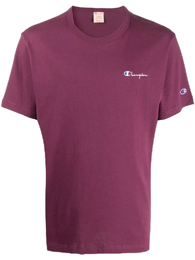 Shop Champion Signature Crew Neck T-shirt In Purple