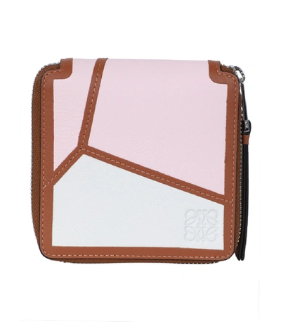 Shop Loewe Multicolored Puzzle Square Wallet