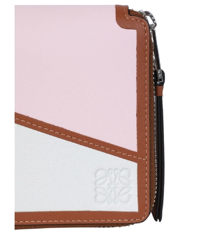 Shop Loewe Multicolored Puzzle Square Wallet