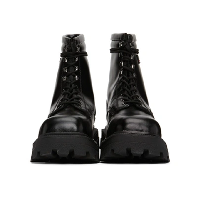 Shop Eytys Black Leather Michigan Boots