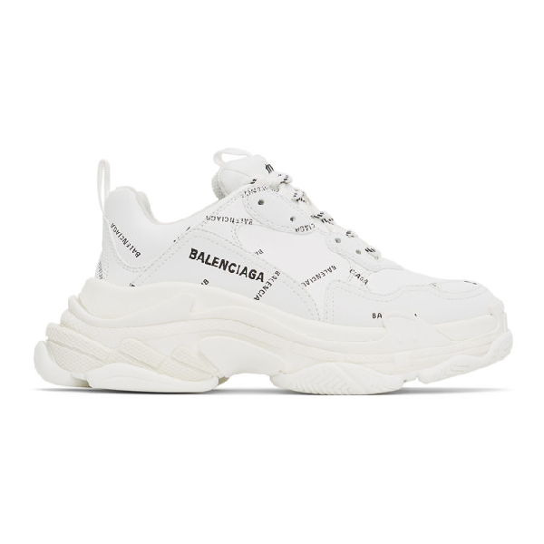 balenciaga white logo