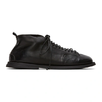 Shop Marsèll Marsell Black Ambello Derbys In 666 Black