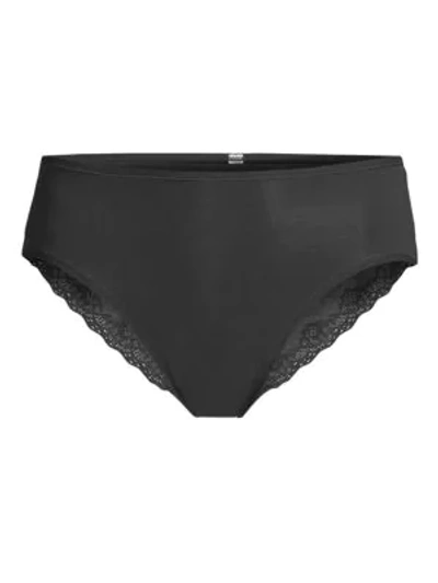 Shop Natori Bliss Perfection French Cut Panty In Black